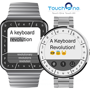 TouchOne Keyboard revolutioniert Schreiben auf Smartwatch