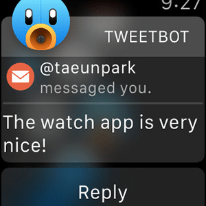 Tweetbot Update mit Apple Watch Support