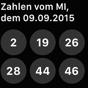 Lotto24.de - Lottozahlen auf der Apple Watch