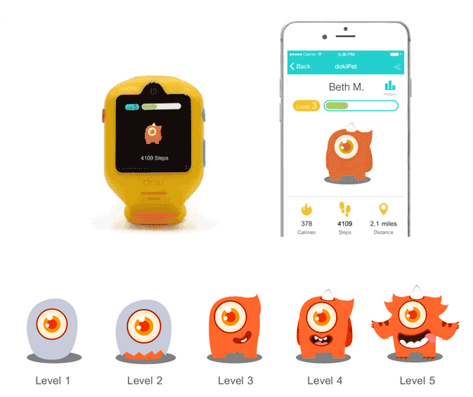 DokiWatch Smartwatch für Kinder