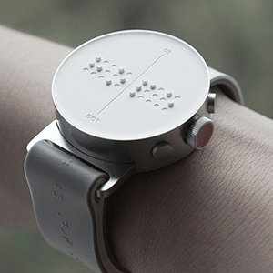 DOT ist eine Smartwatch für Blinde mit Braille-Zeichen