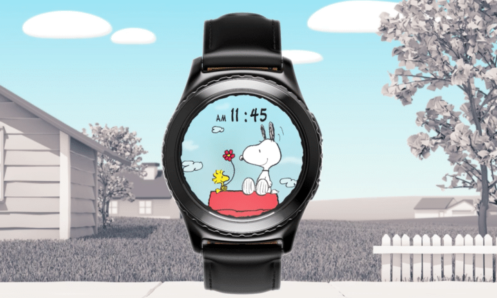 Neue Samsung Gear S2 Watchfaces: Twitter Trends & Snoopy