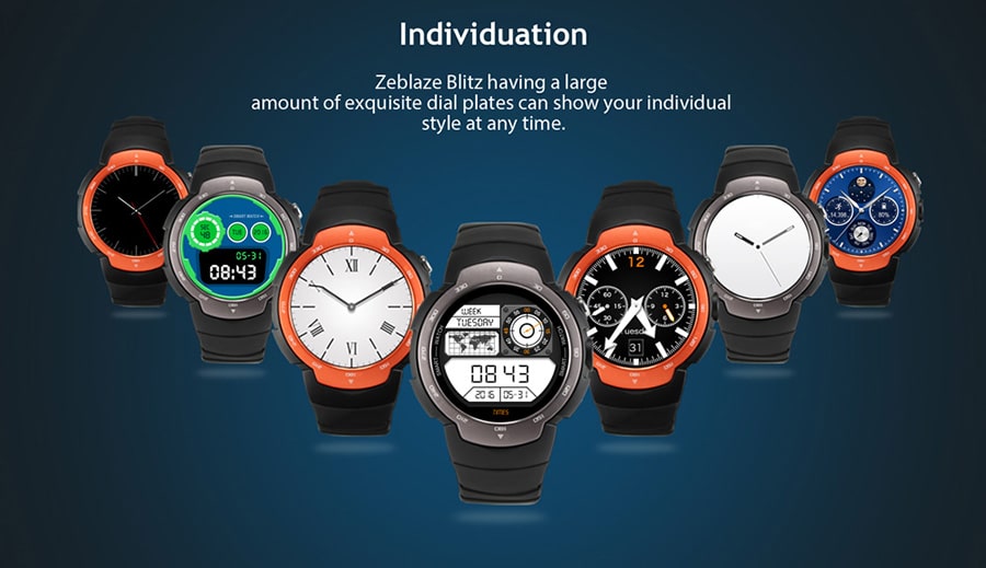Zeblade Blitz 3G: Multifunktions-Smartwatch mit Kamera und 3G