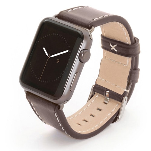 Apple Watch Lederarmbänder grau