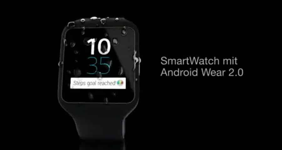 Sony Smartwatch 3 android wear 2.0 Update