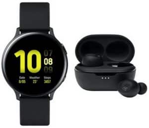 Samsung Galaxy Watch Active2 (44mm) LTE Smartwatch inkl. TUNE115TWS aqua black