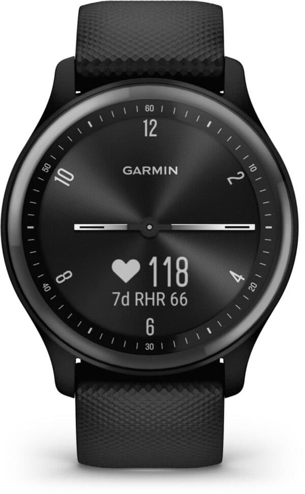 Garmin vivomove Sport Sportuhr schwarz/schiefergrau