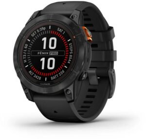 Garmin Fenix 7 Pro Solar (47mm) Sportuhr schwarz/schiefergrau