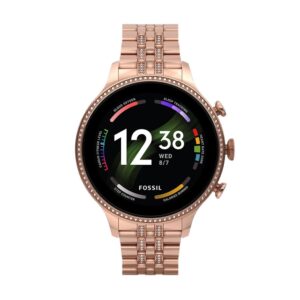 Fossil Gen 6 Smartwatch - 42mm | Gliederarmband | Roségold