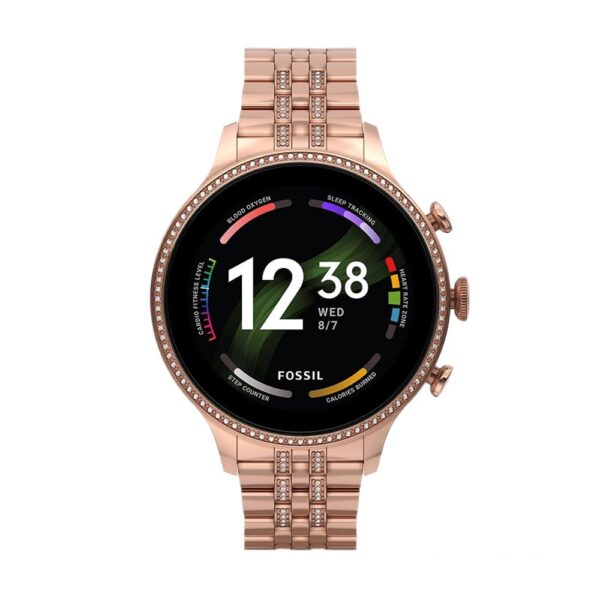 Fossil Gen 6 Smartwatch - 42mm | Gliederarmband | Roségold