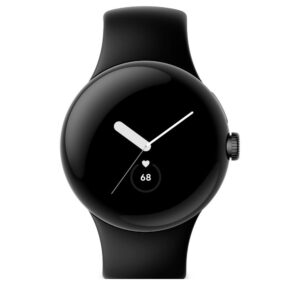 Google Pixel Watch - Bluetooth | Obsidian | Edelstahl Matte Black