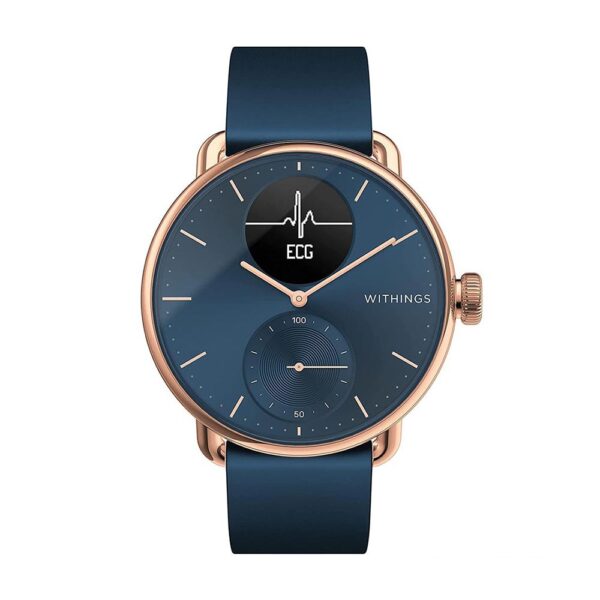 Withings ScanWatch - 38mm | Blau/Roségold